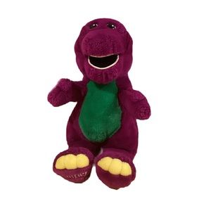 Barney The Purple Dinosaur 13” Plush  Stuffed Animal Lyons Group 1993 vintage